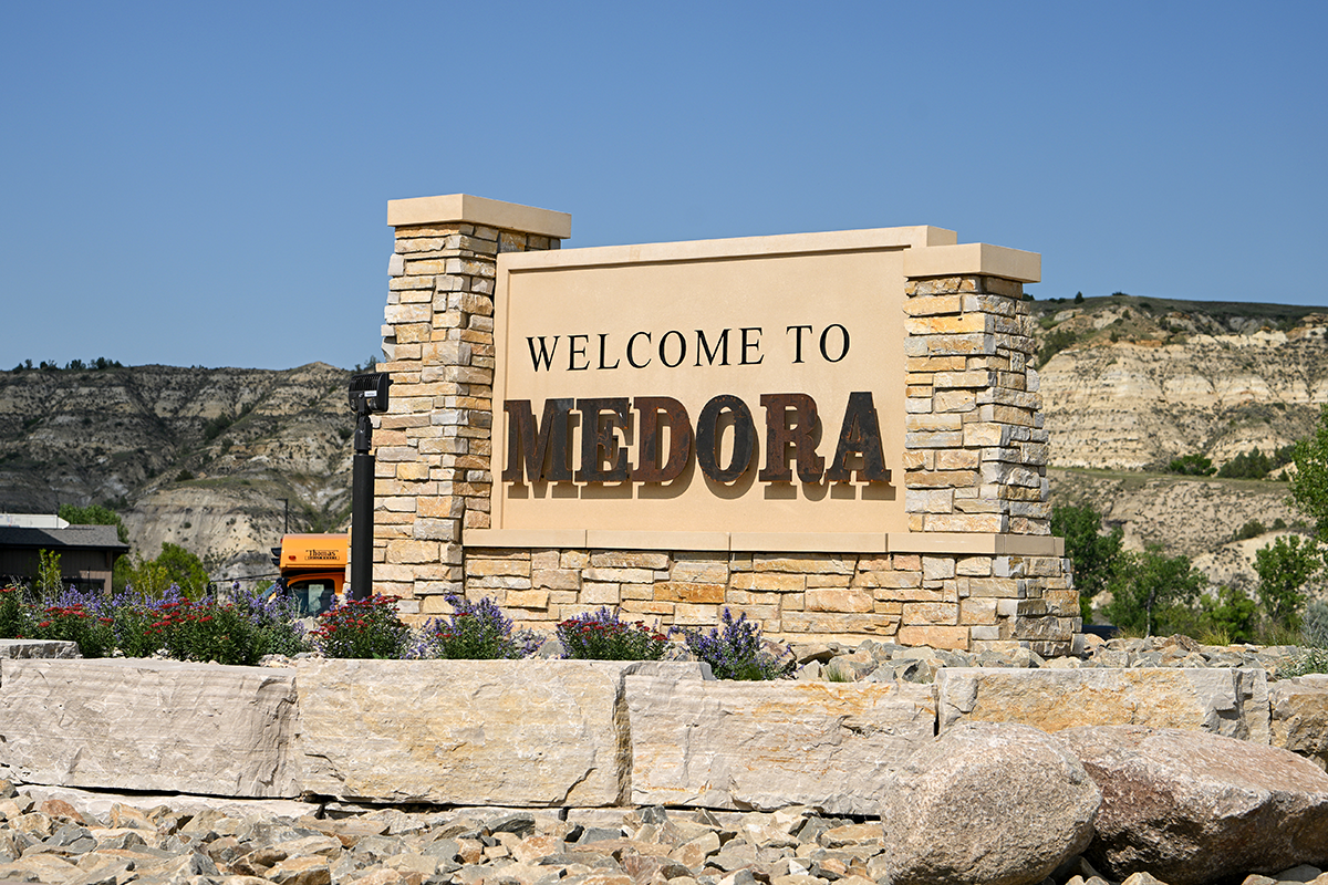 Medora, ND Sign, Credit: Threefold