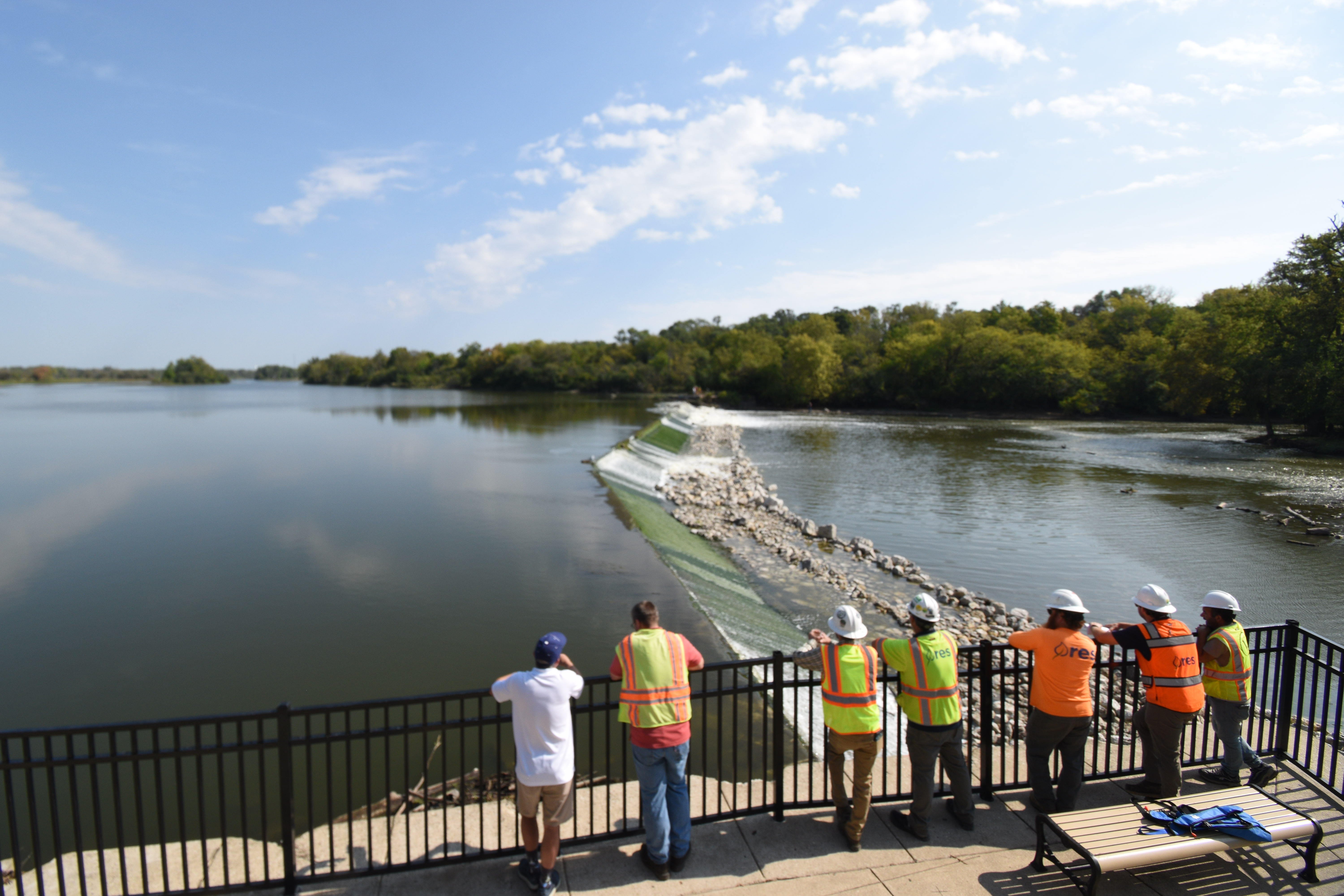 RES Staff at the Dam